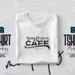 Free Folded T-Shirt Mockup PSD