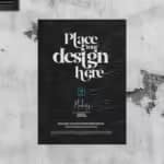 Download Poster Mockup PSD Template Free Now