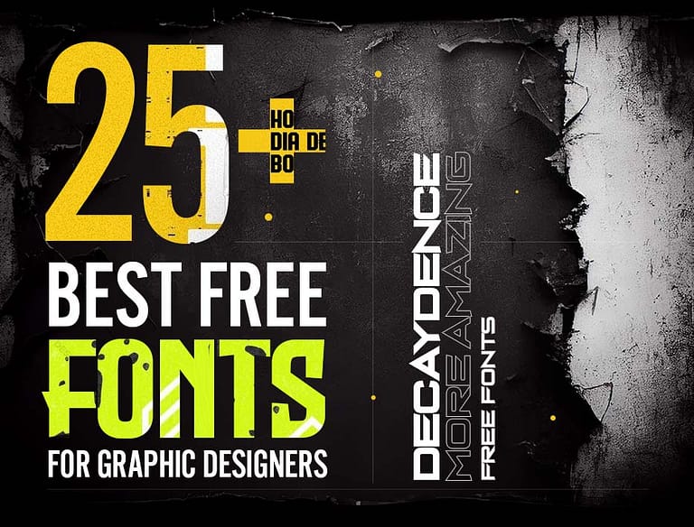 25 Best Fonts for Graphic Designers for Free