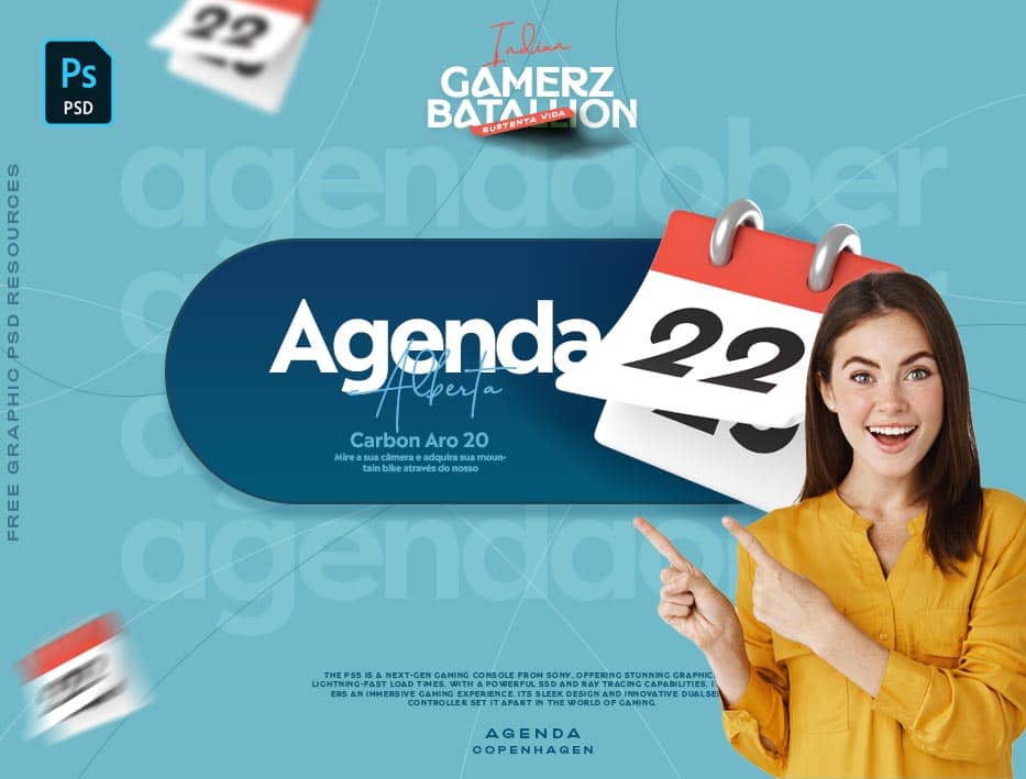 Download Agenda Banner Free Creative Resource PSD